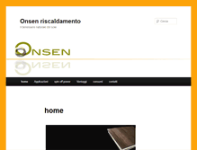 Tablet Screenshot of onsenriscaldamento.com
